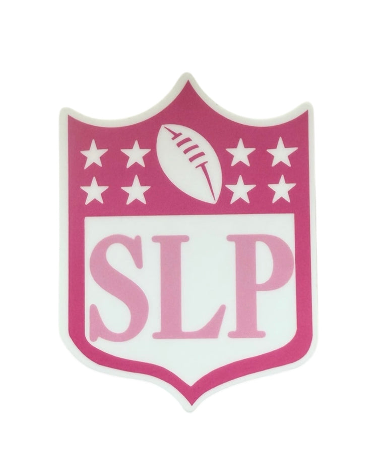 SLP football crest sticker