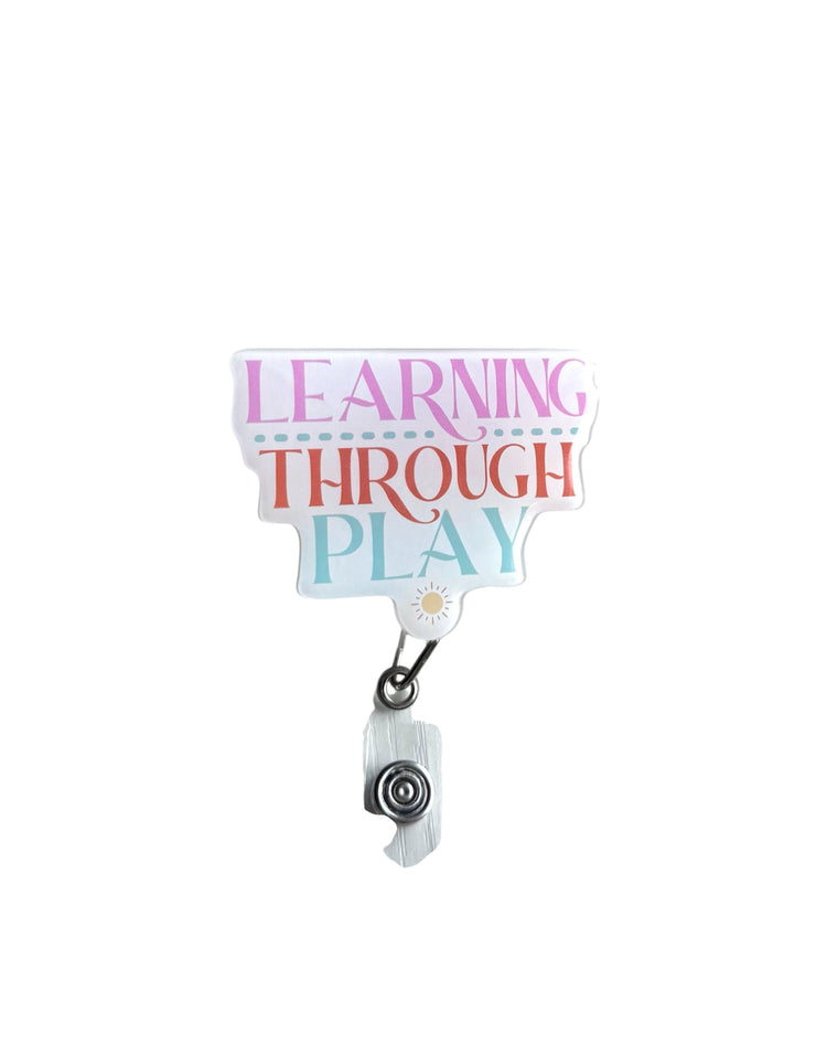 learning through play badge reel