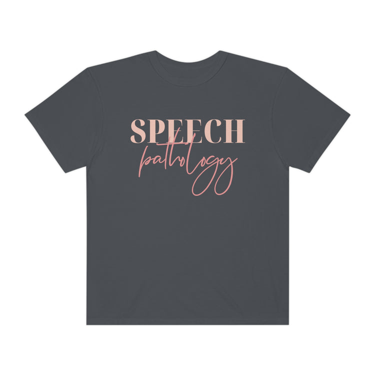 Custom Company Comfort Colors Tee with Logo and @beetheslp design