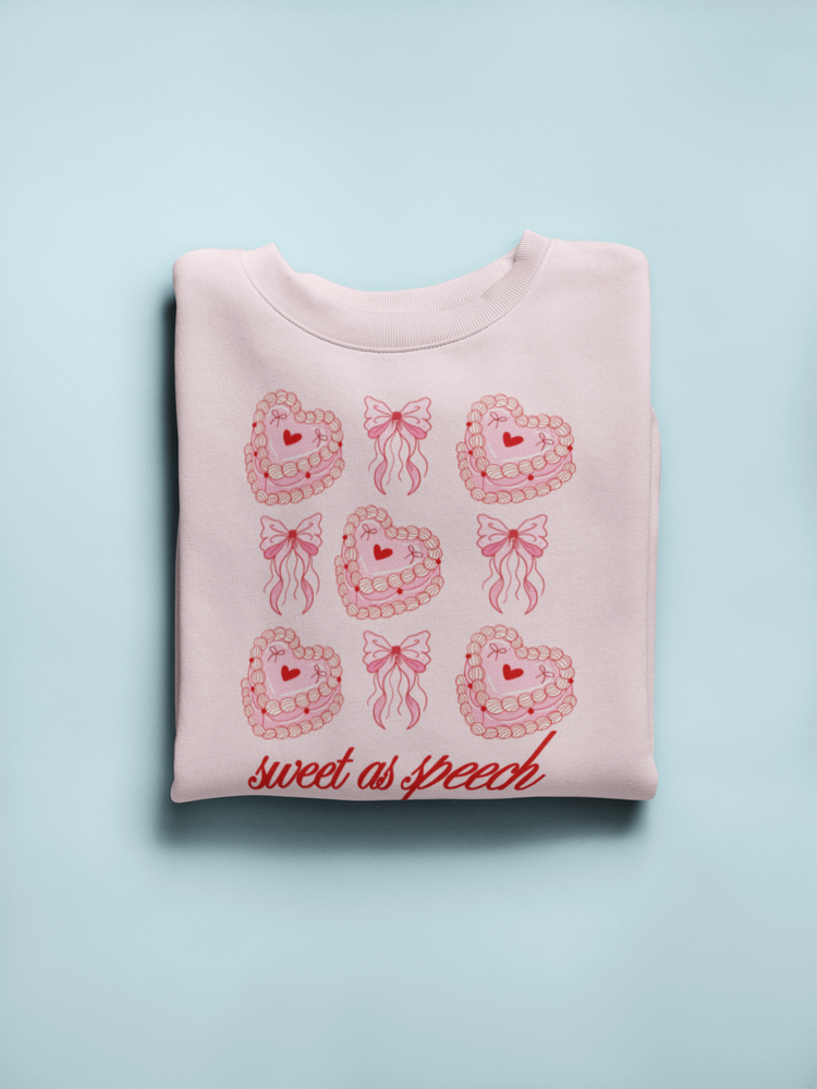 sweet as speech cake crewneck