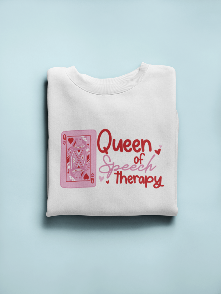 queen of hearts//speech crewneck
