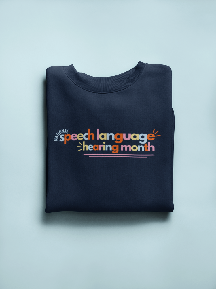 NSLHM colorful bold crewneck