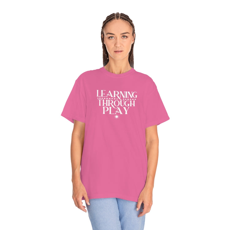learning through play comfort colors tee