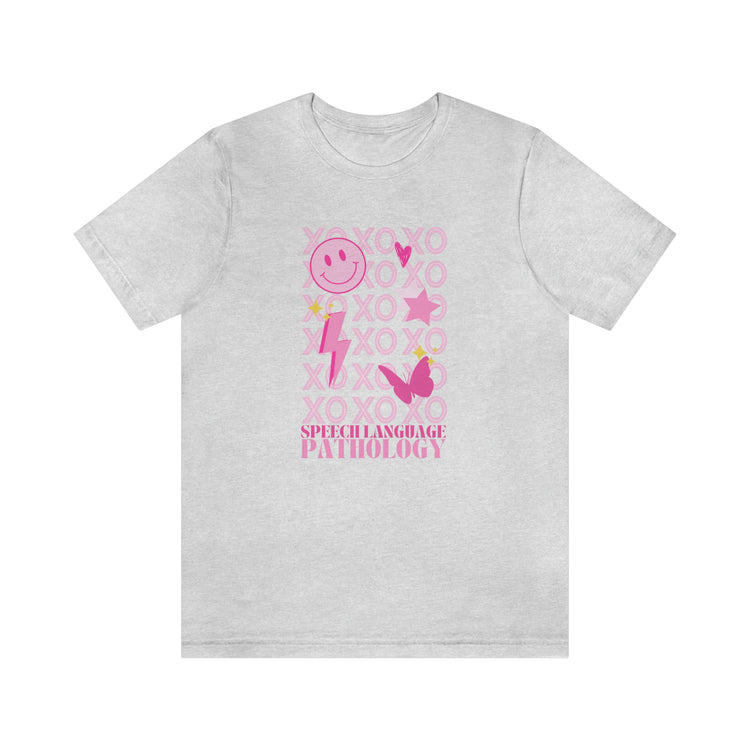 xoxo speech pathology short sleeve tee