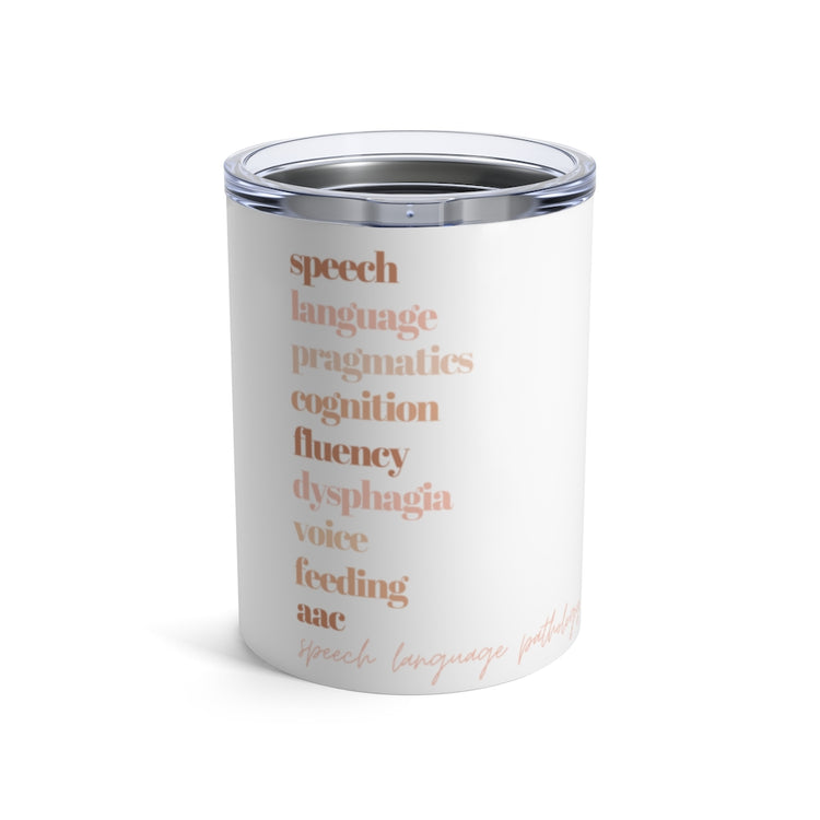 SLP scope of practice neutral 10oz tumbler