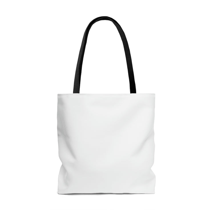 audiology smiley disco tote bag