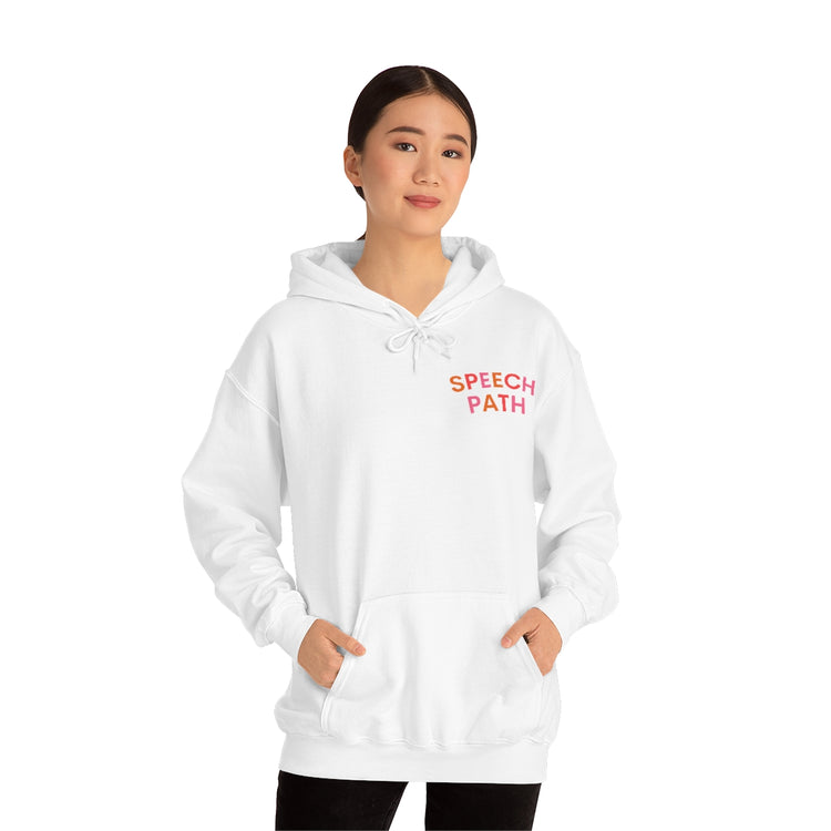 speech path arch hoodie