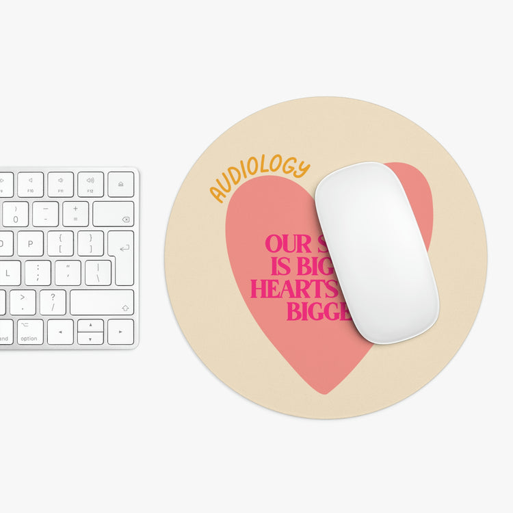 audiology heart scope mousepad