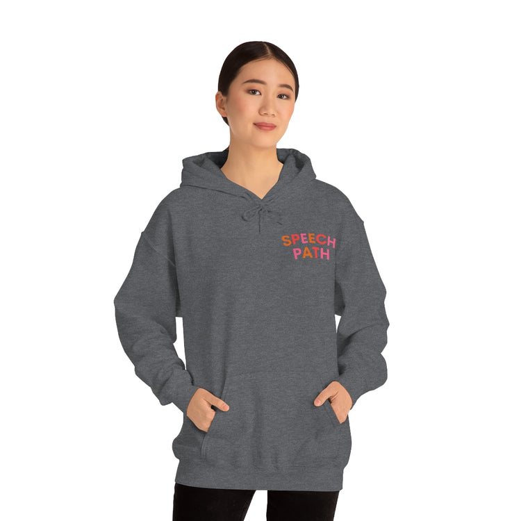 speech path arch hoodie