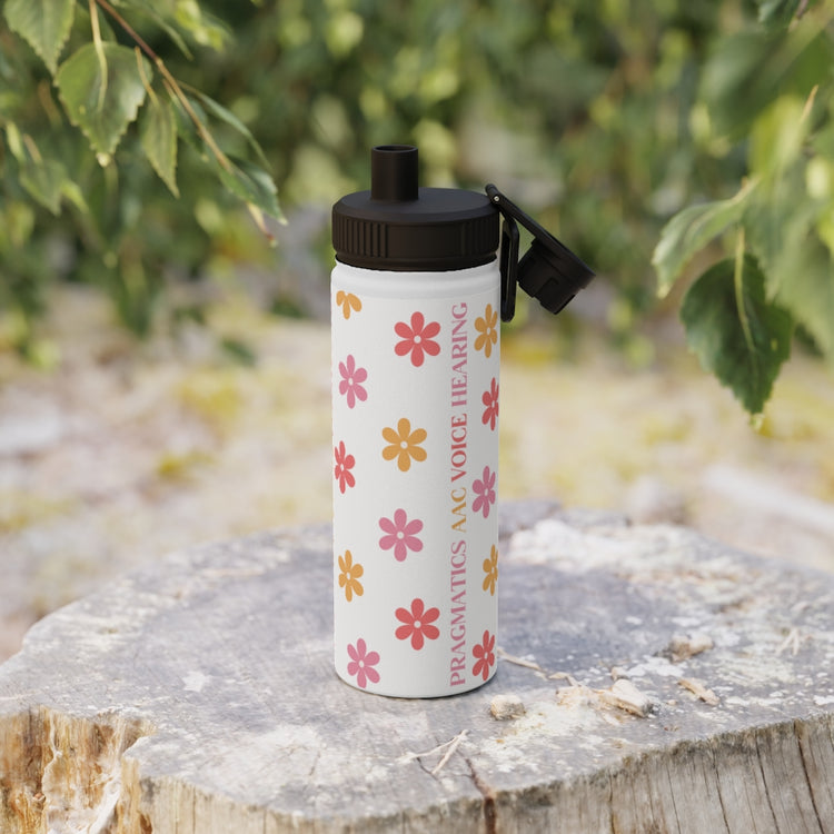 SLP scope flower stainless steel water bottle 18 oz
