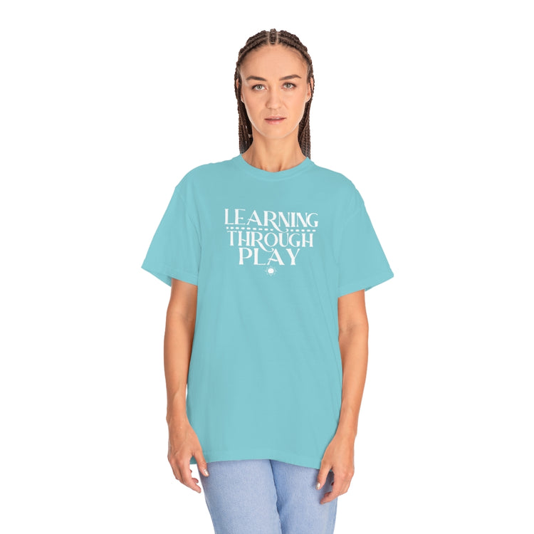 learning through play comfort colors tee