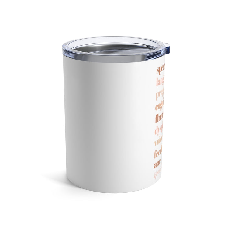 SLP scope of practice neutral 10oz tumbler