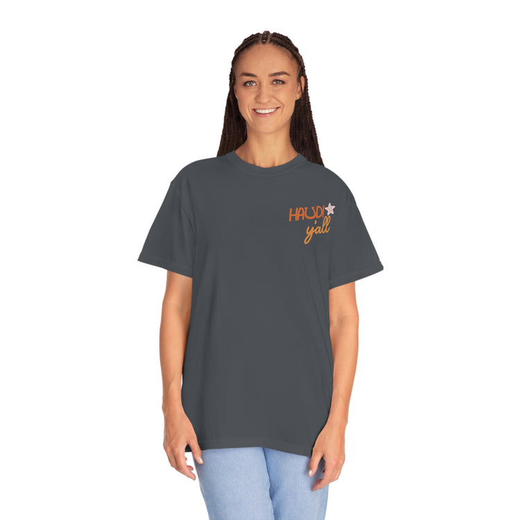 speech pathology howdy y'all comfort colors tee