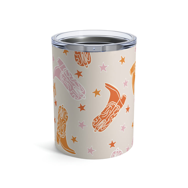 speech pathology cowboy boots 10oz tumbler