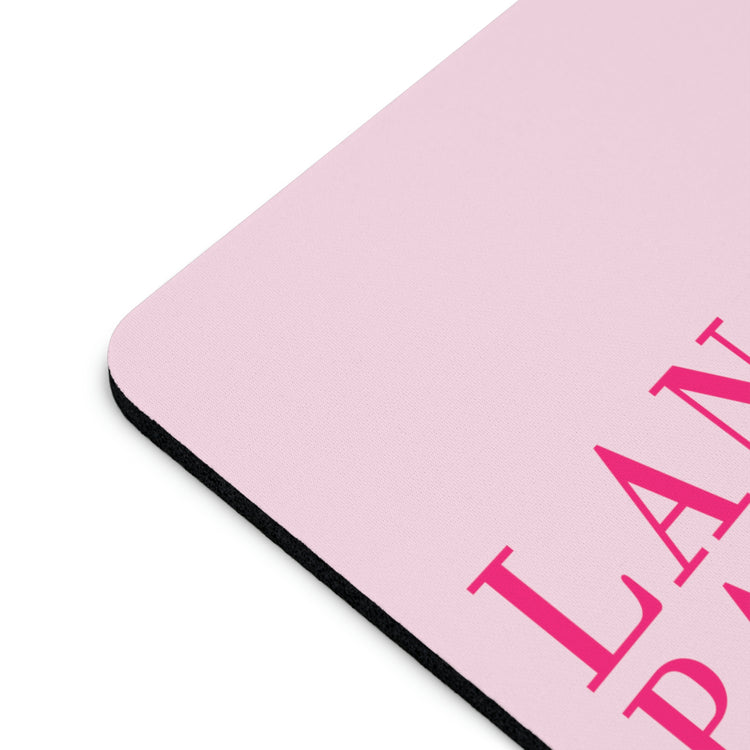speech pathology lines pink mousepad
