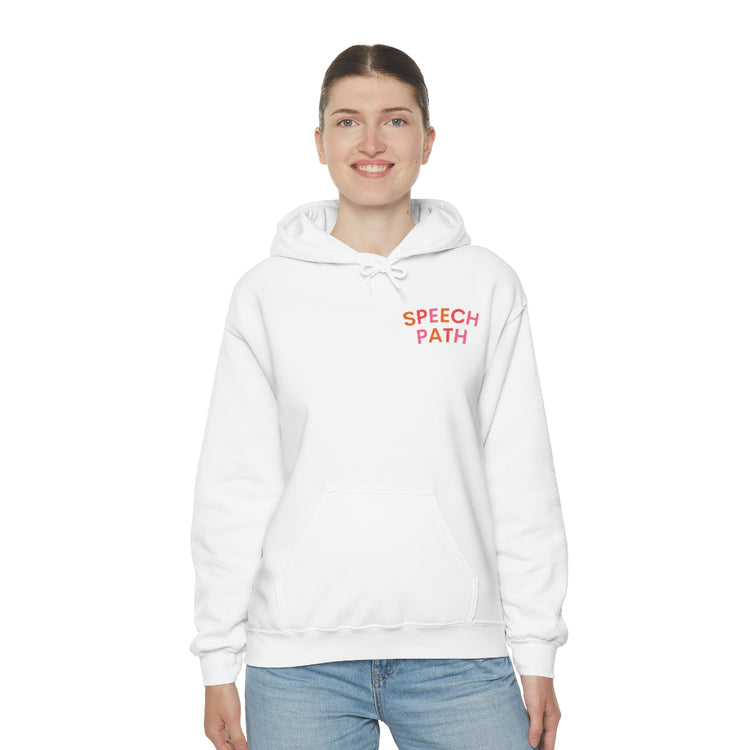 speech path arch hoodie