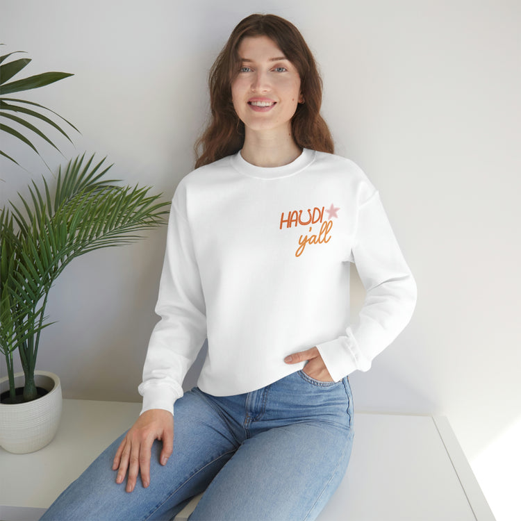 speech pathology howdy y'all crewneck