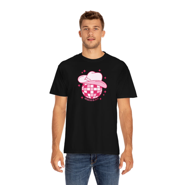 cowboy disco speech is fun comfort colors tee