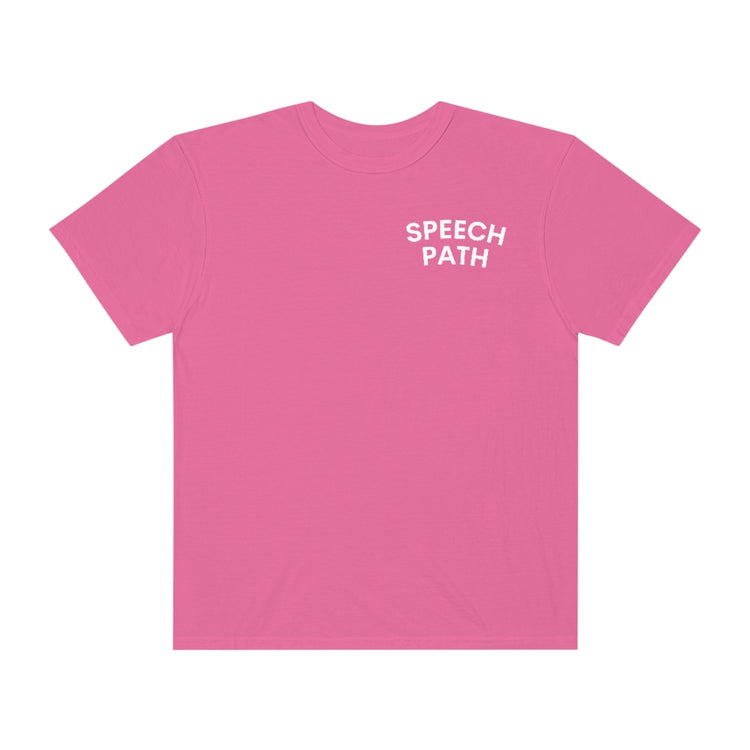 speech path arch comfort colors tee