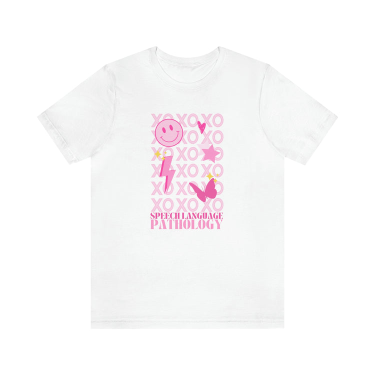 xoxo speech pathology short sleeve tee