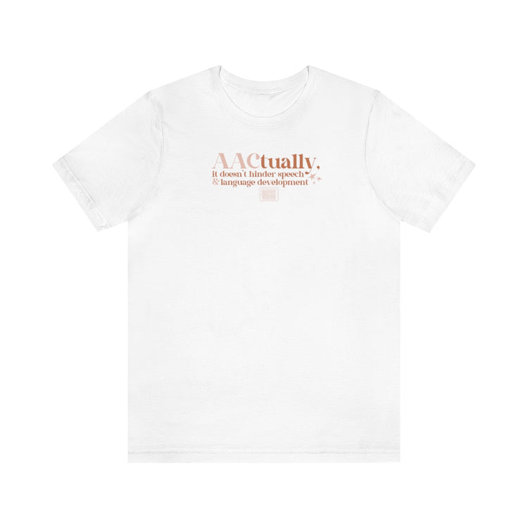 AAC facts SLP short sleeve tee