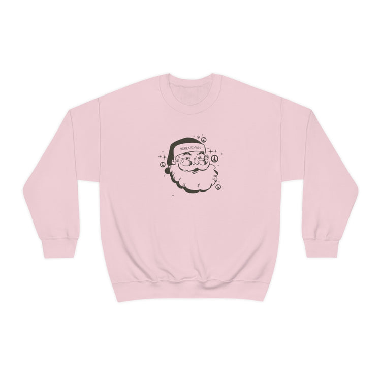 santa mɛri krɪsməs IPA crewneck