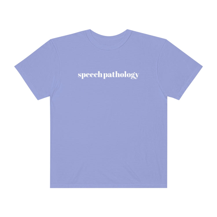 simple speech pathology comfort colors tee
