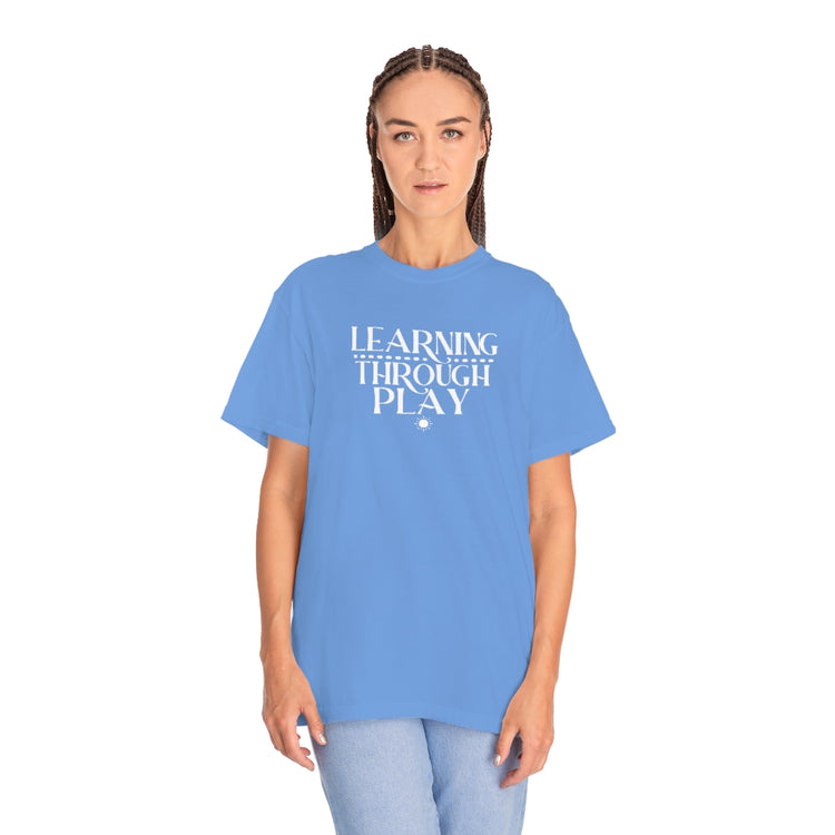 learning through play comfort colors tee