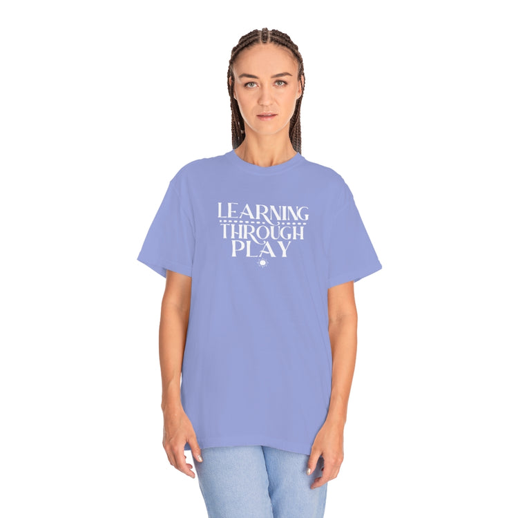 learning through play comfort colors tee