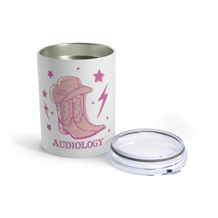 cowboy boots audiology 10oz tumbler