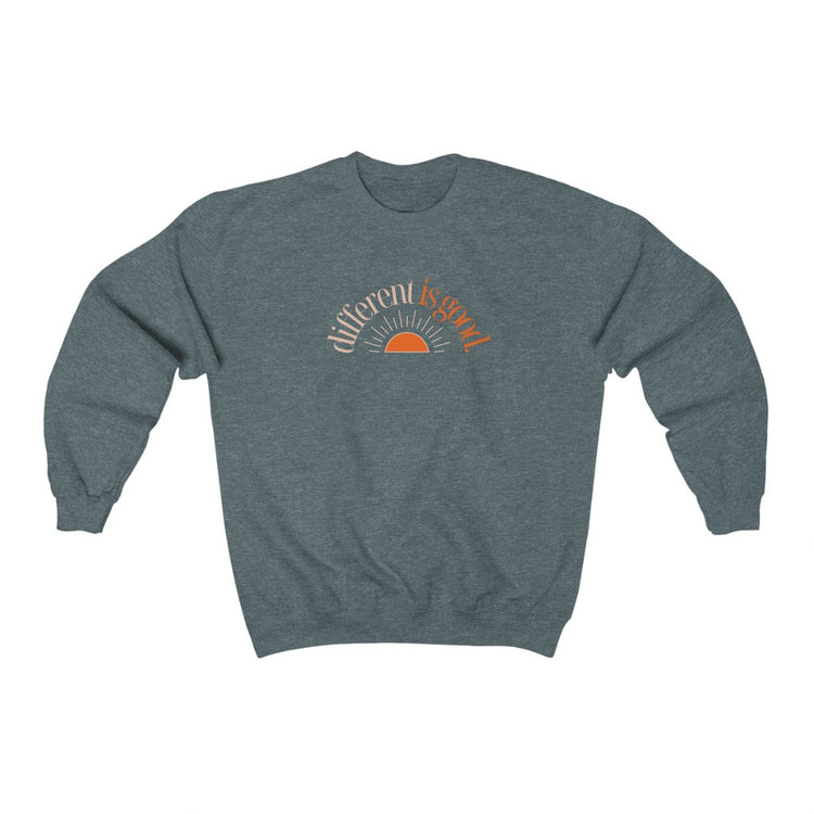 different is good sun crewneck