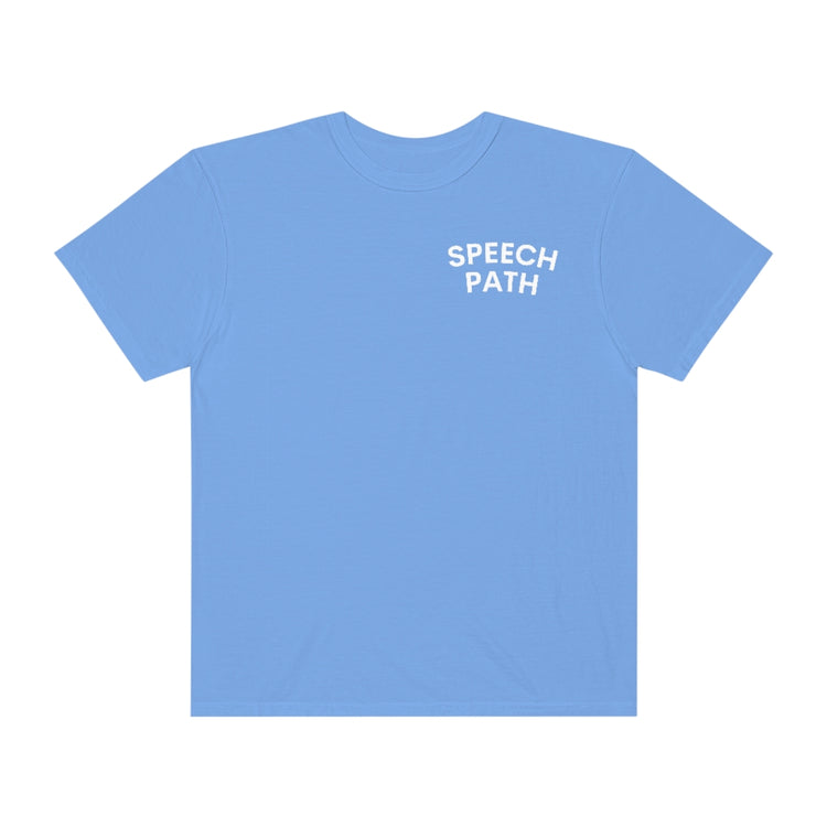 speech path arch comfort colors tee