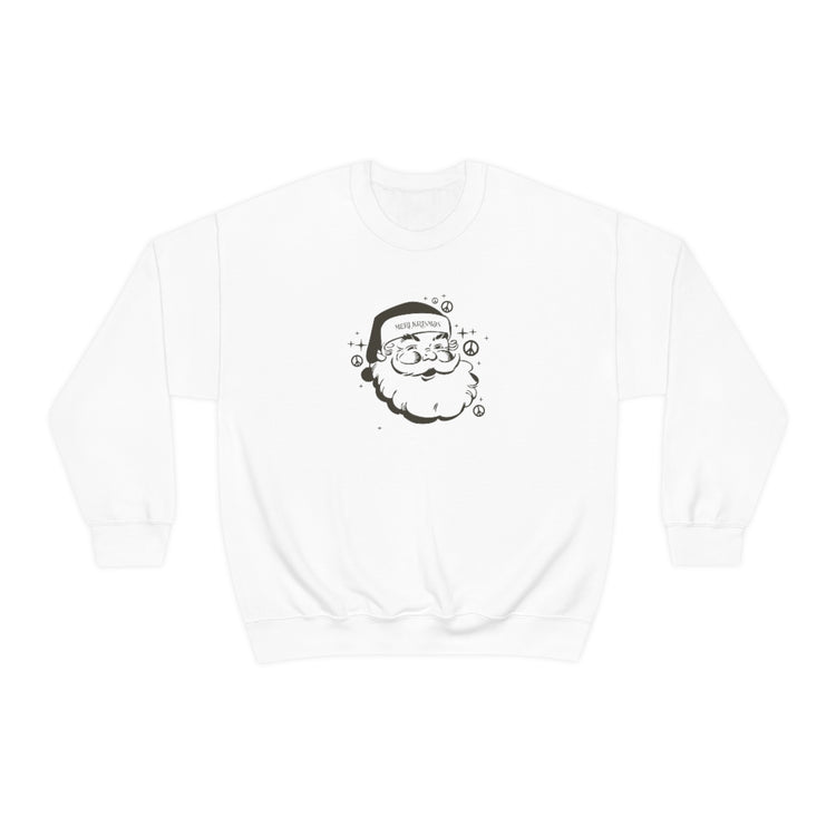 santa mɛri krɪsməs IPA crewneck