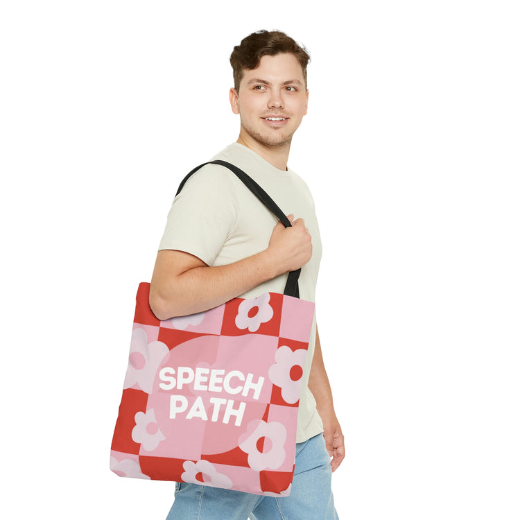 speech path retro flower bag