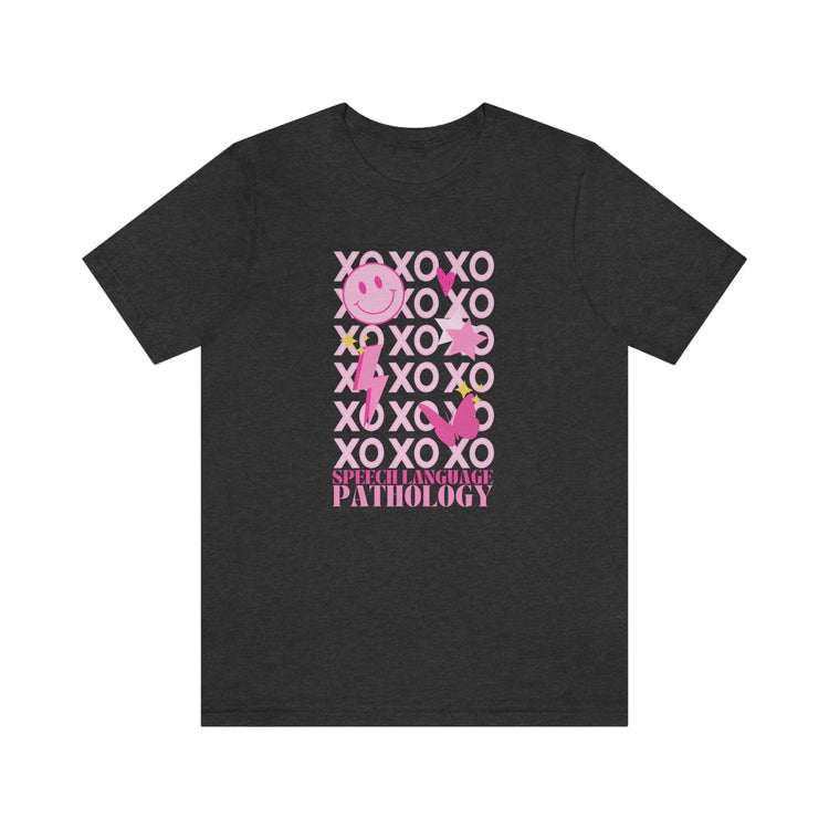 xoxo speech pathology short sleeve tee