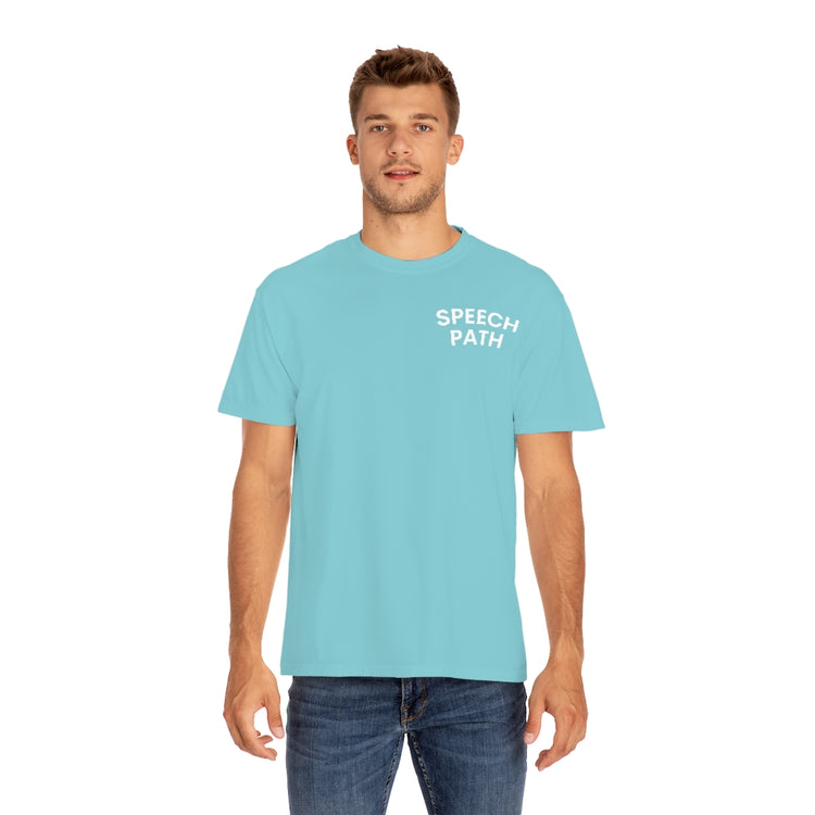 speech path arch comfort colors tee