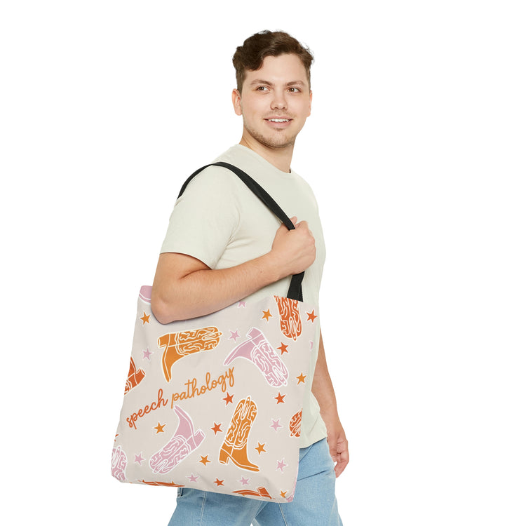 speech pathology cowboy boots bag