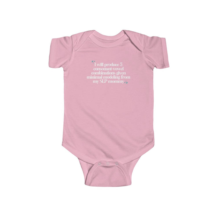 SLP mom jersey fit onesie - CV combinations
