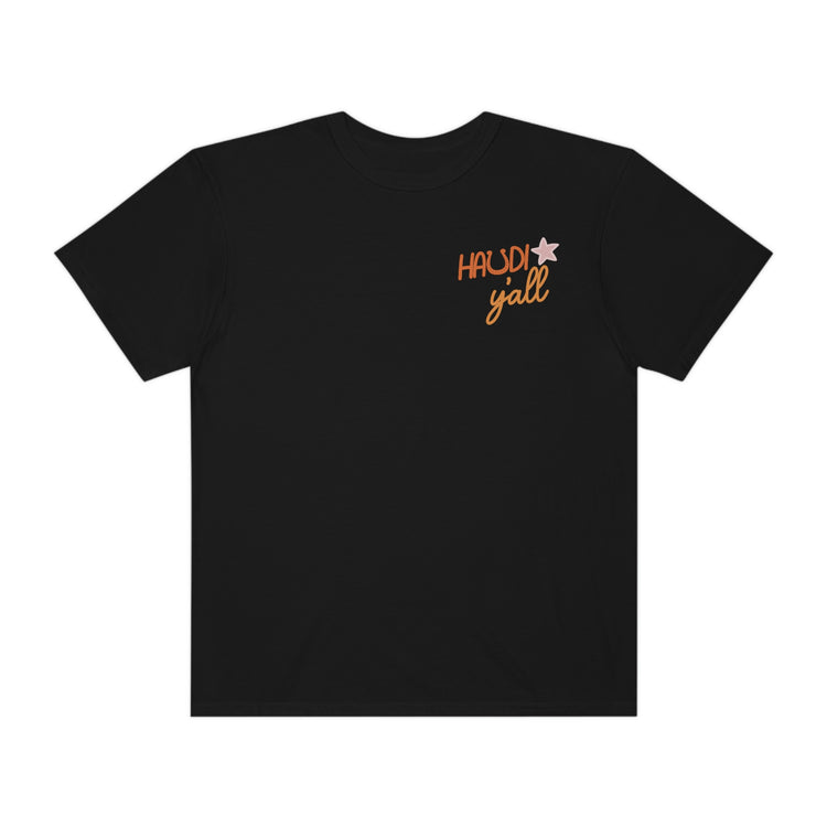 speech pathology howdy y'all comfort colors tee