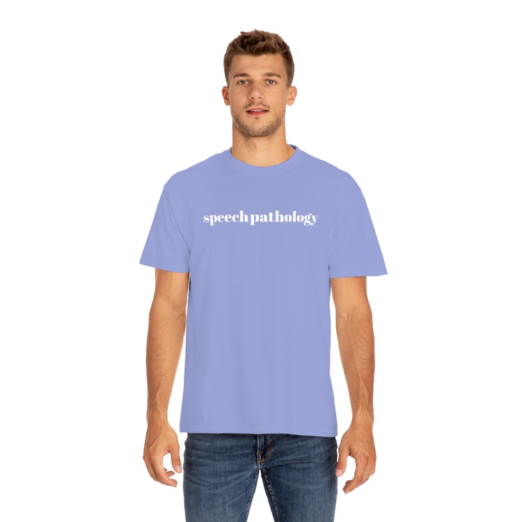 simple speech pathology comfort colors tee