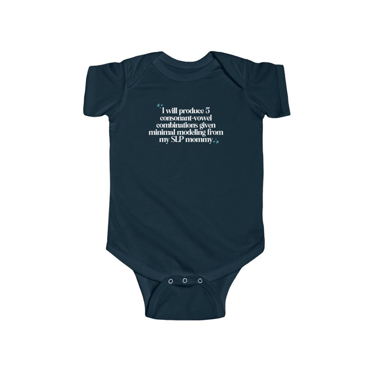SLP mom jersey fit onesie - CV combinations