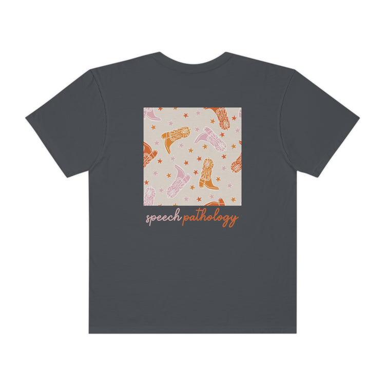 speech pathology howdy y'all comfort colors tee