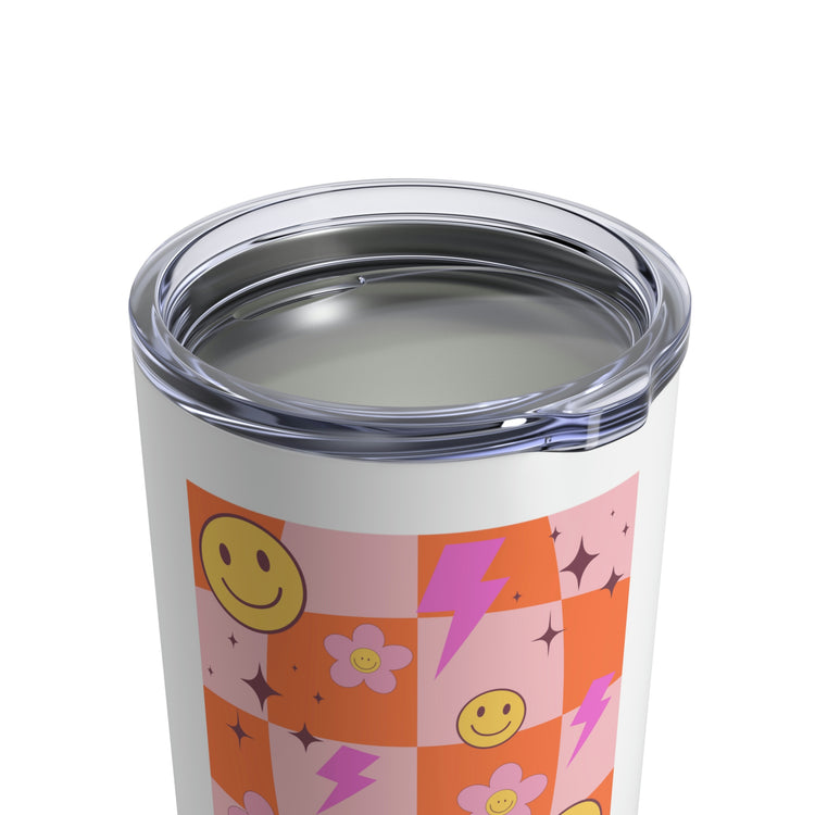 smiley disco audiology 10oz tumbler