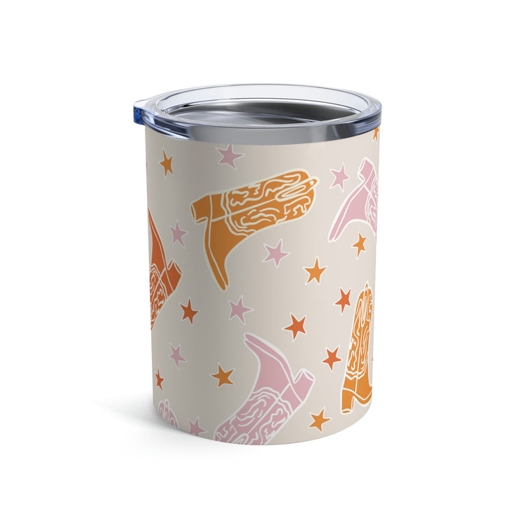 speech pathology cowboy boots 10oz tumbler