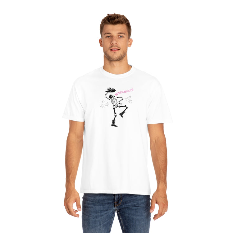 cowboy skeleton speech path comfort colors tee
