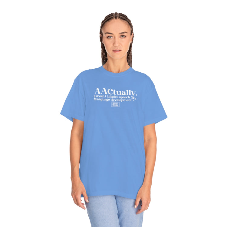 AAC facts comfort colors tee