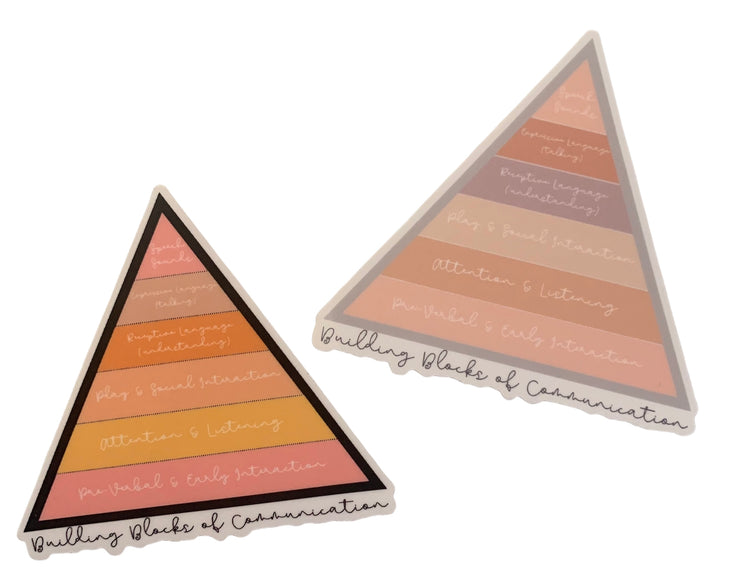 building blocks of communication SLP sticker