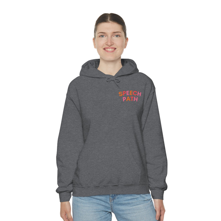 speech path arch hoodie