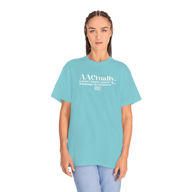 AAC facts comfort colors tee