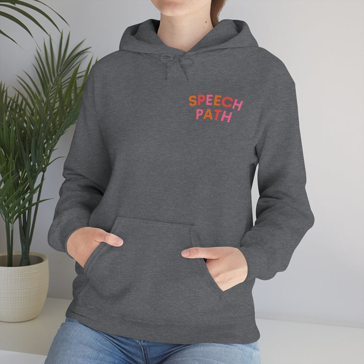 speech path arch hoodie